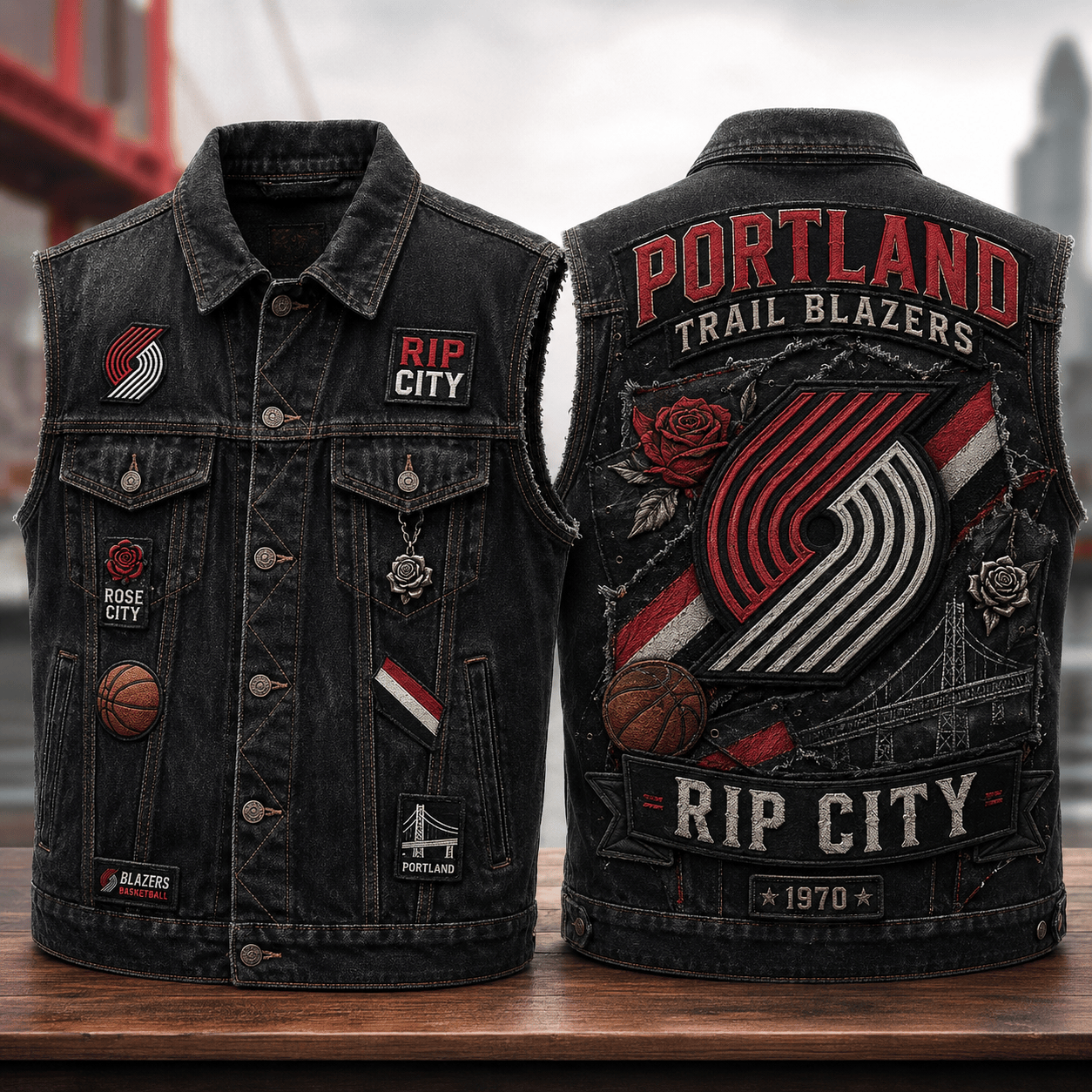 PTBZ PREMIUM DENIM VEST NVH