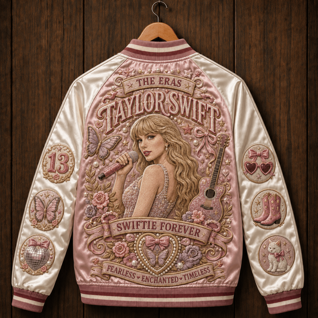 PREMIUM TLSW SATIN BASEBALL JACKET NTNA
