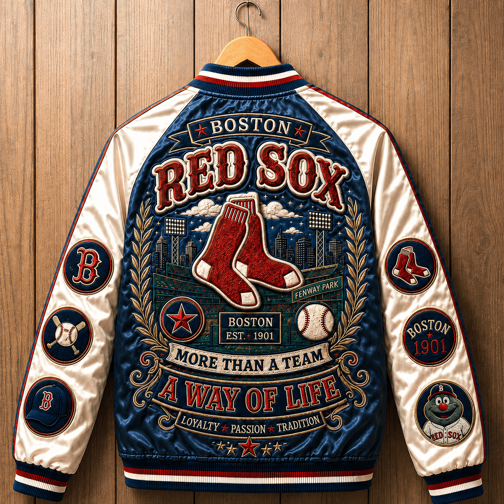 PREMIUM BRX SATIN BASEBALL JACKET NTNA