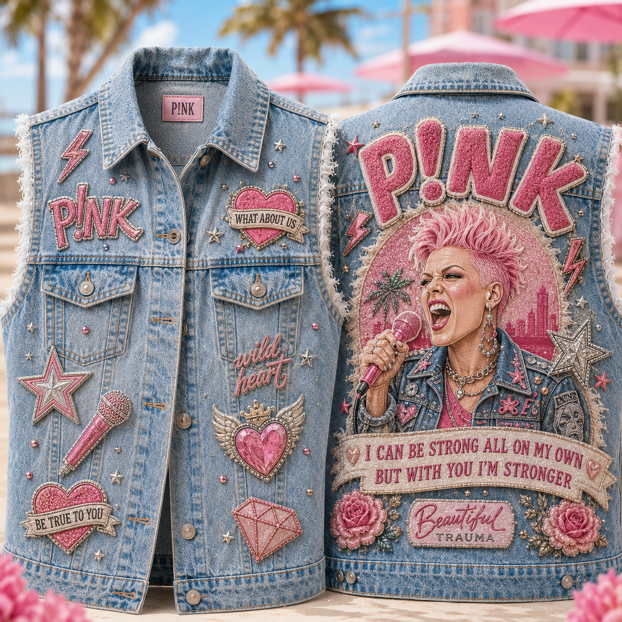 PNK PREMIUM DENIM VEST HQH