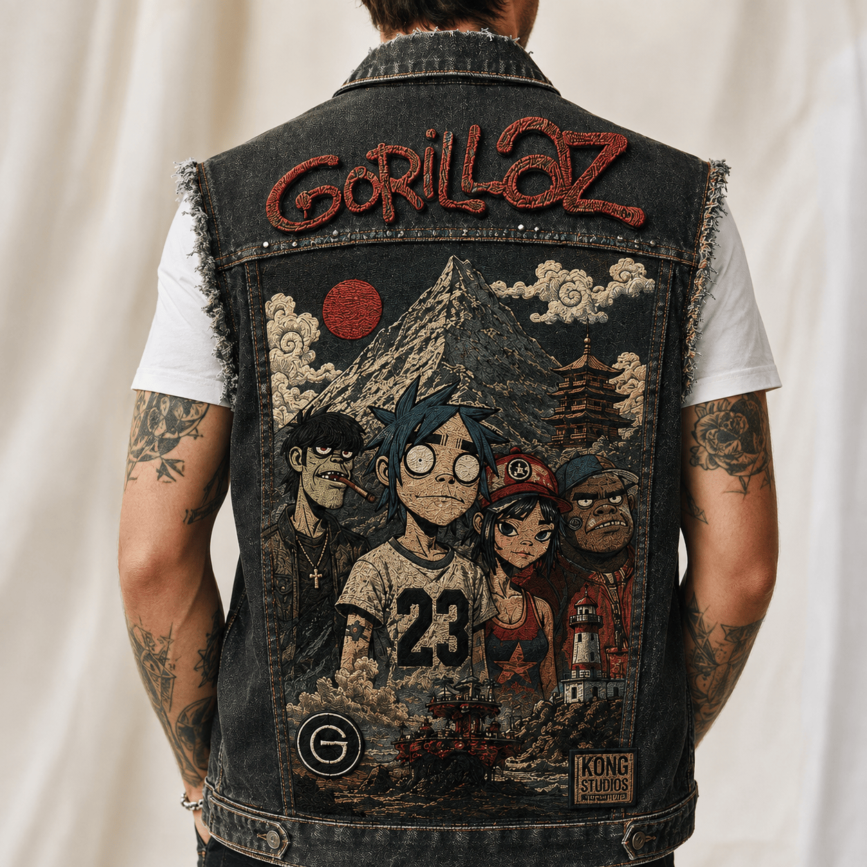 GRL PREMIUM DENIM VEST NVH