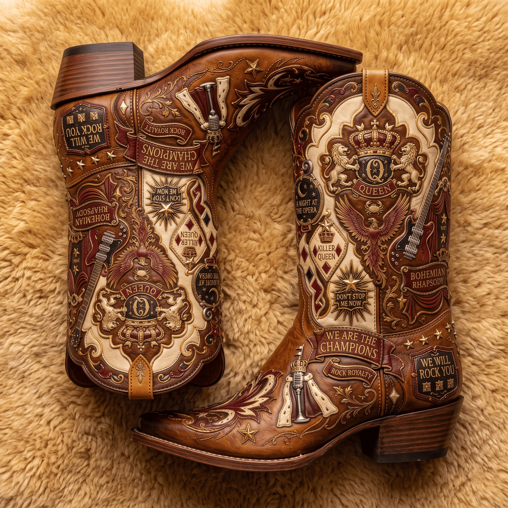 QNN WESTERN COWBOY BOOTS HTTT
