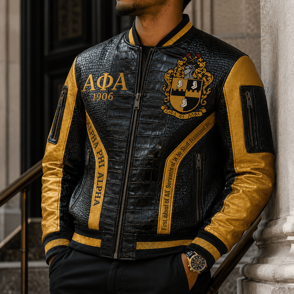 Premium APA Leather Zipper Jacket TNSM