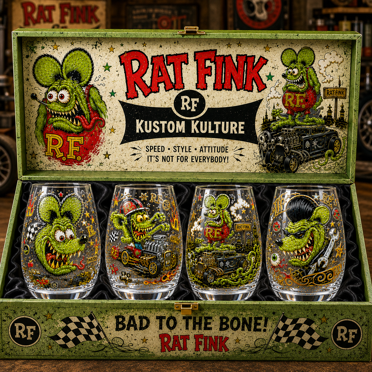 Premium RFK Whiskey Glass Set BMD