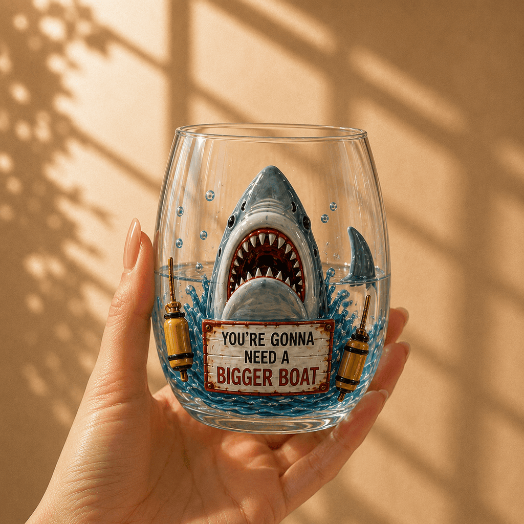 Premium JAWS Whiskey Glass Set TMH