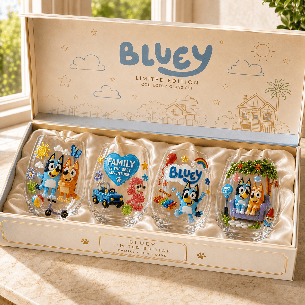Premium BLU Whiskey Glass Set TMH