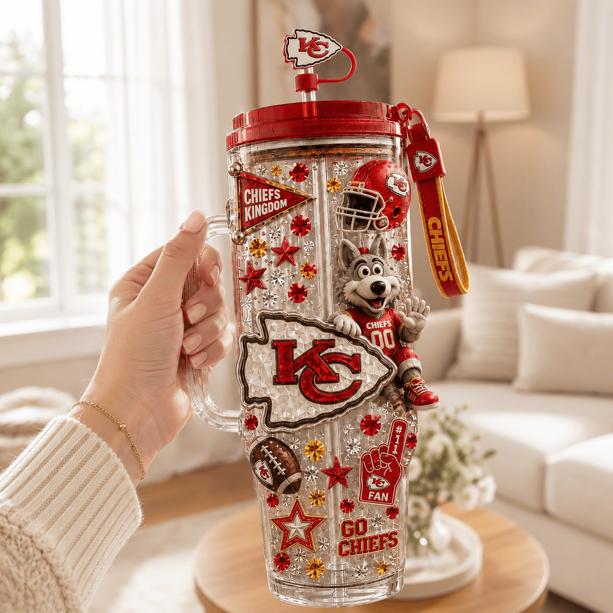 KCC 40oz Tumbler With Handle NHVH