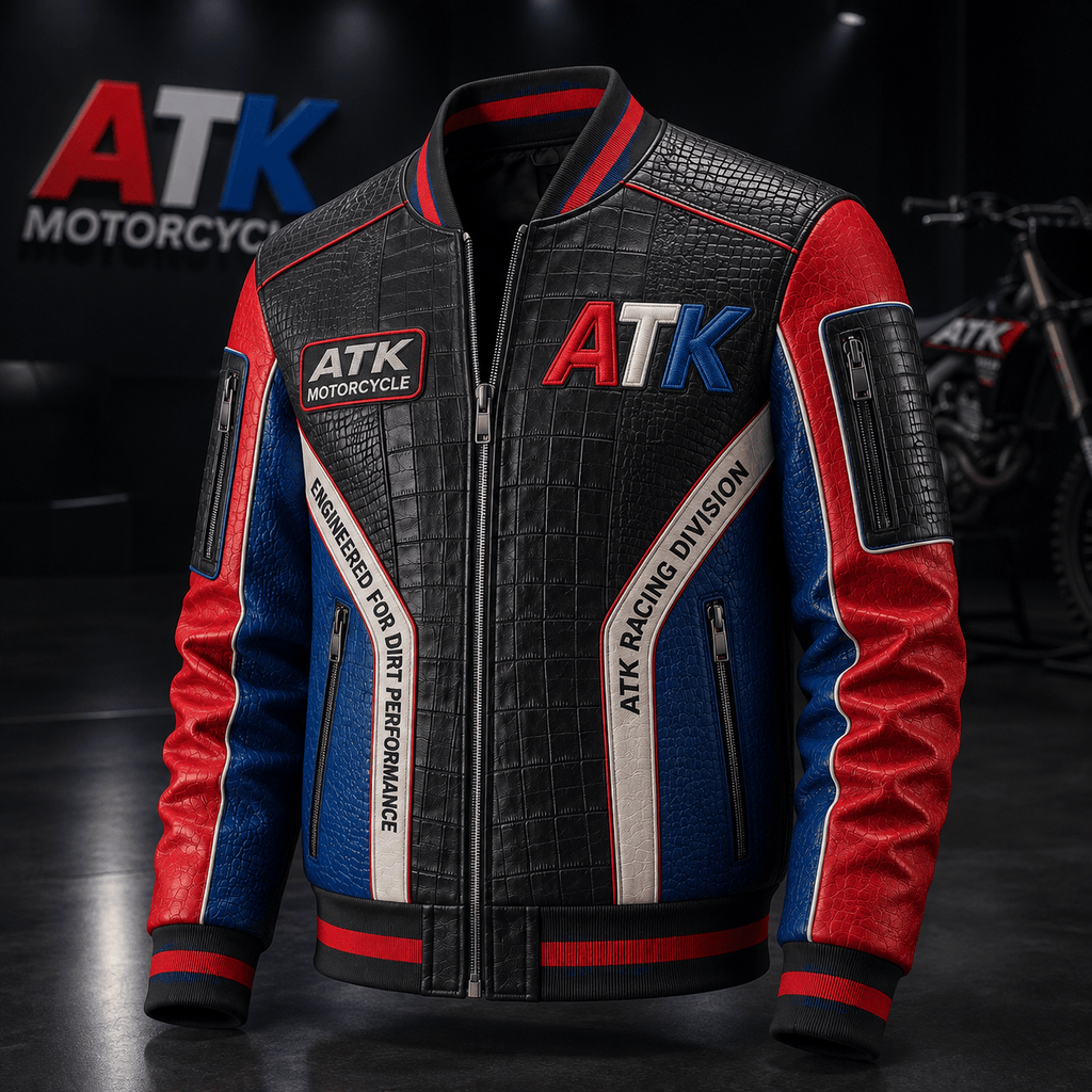 Premium ATK Leather Zipper Jacket TNSM
