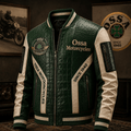 Premium OSS Leather Zipper Jacket TNSM