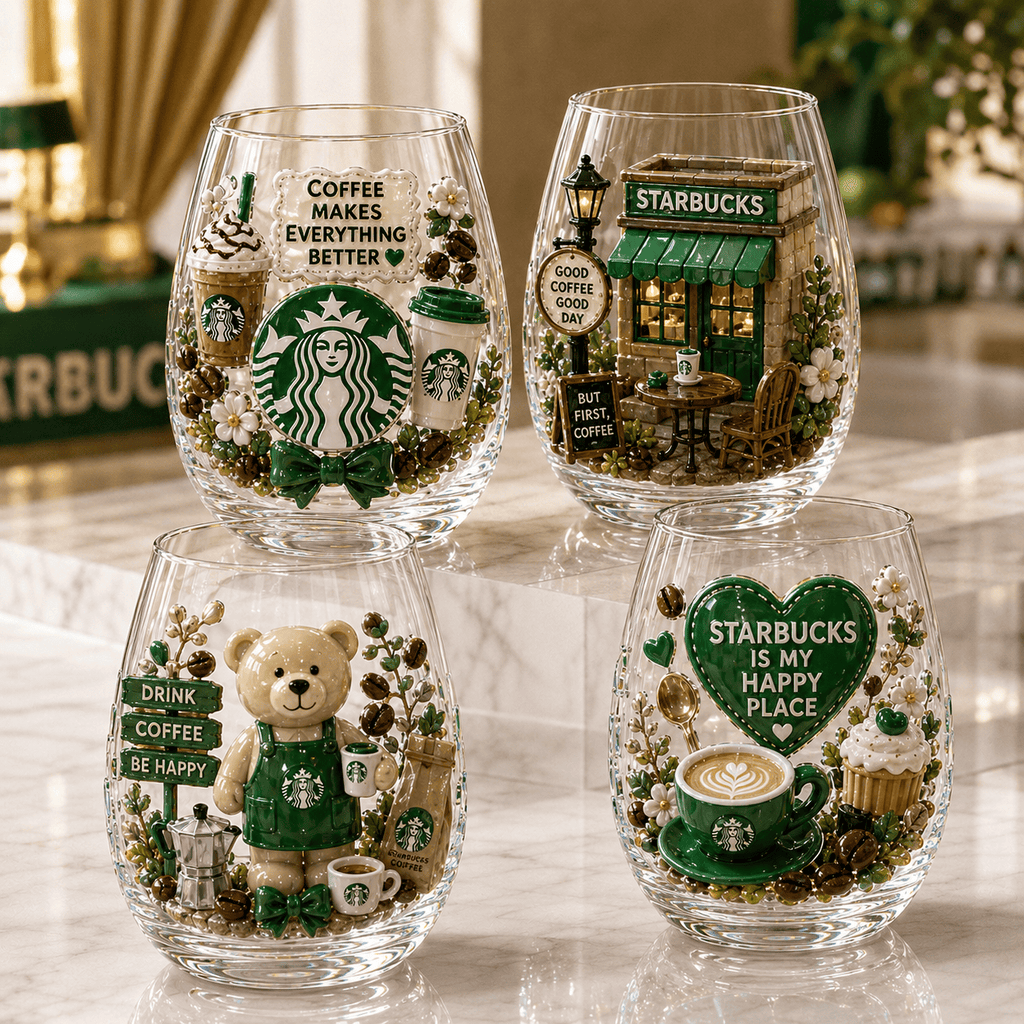 Premium STBK Stemless Wine Glass Set TTTT