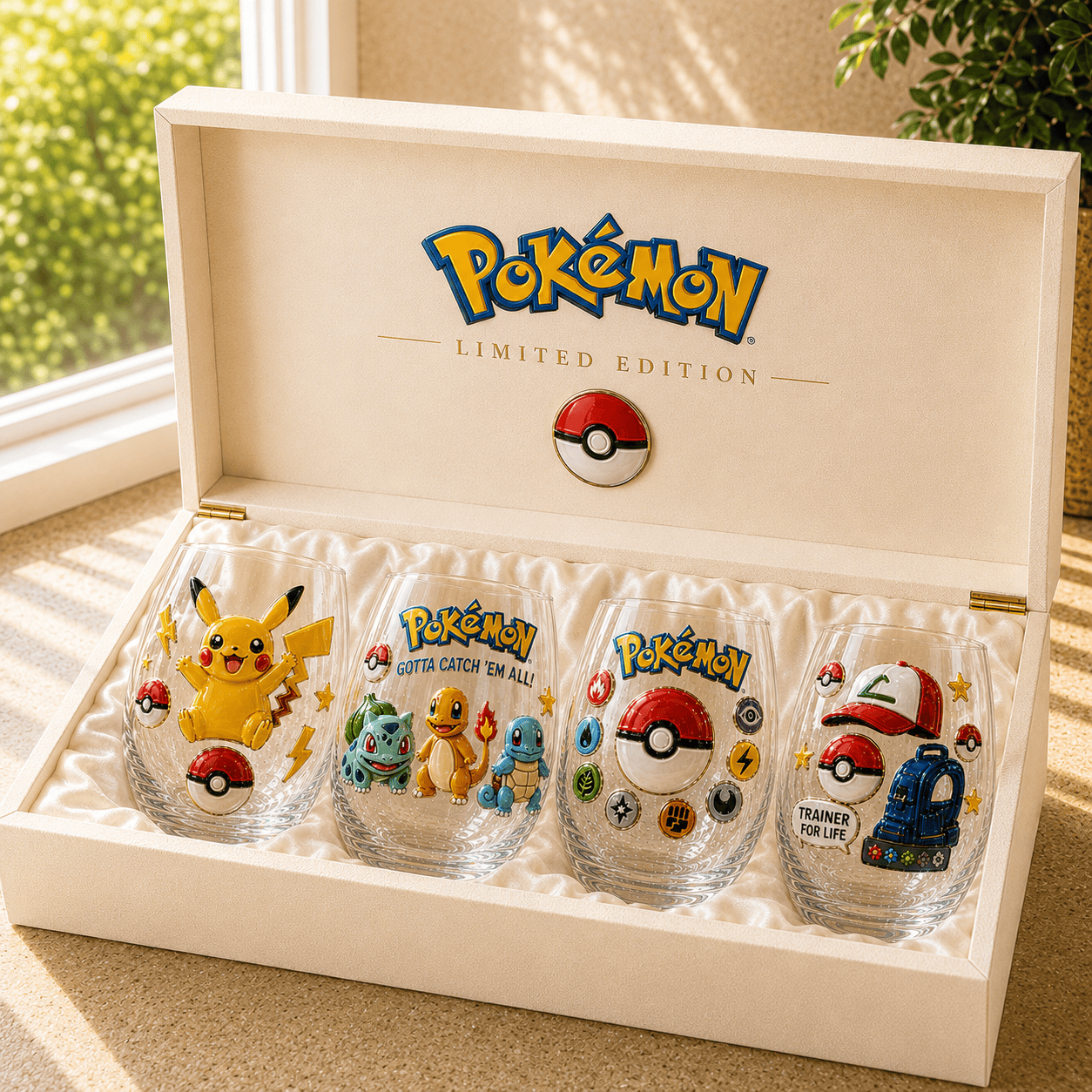Premium PKM Stemless Wine Glass Set TMH