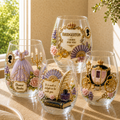 Premium BDGT Stemless Wine Glass Set TMH