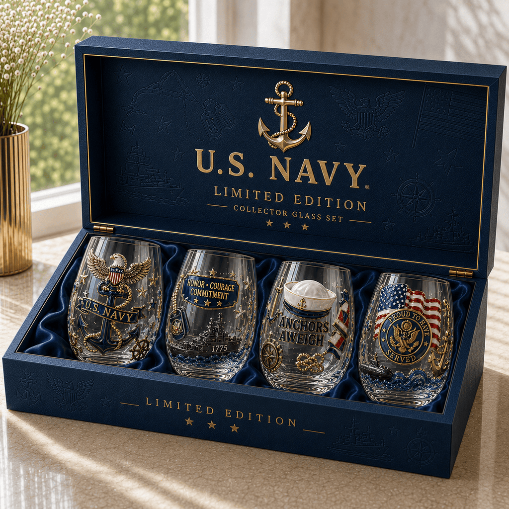 Premium USNV Stemless Wine Glass Set TTTT