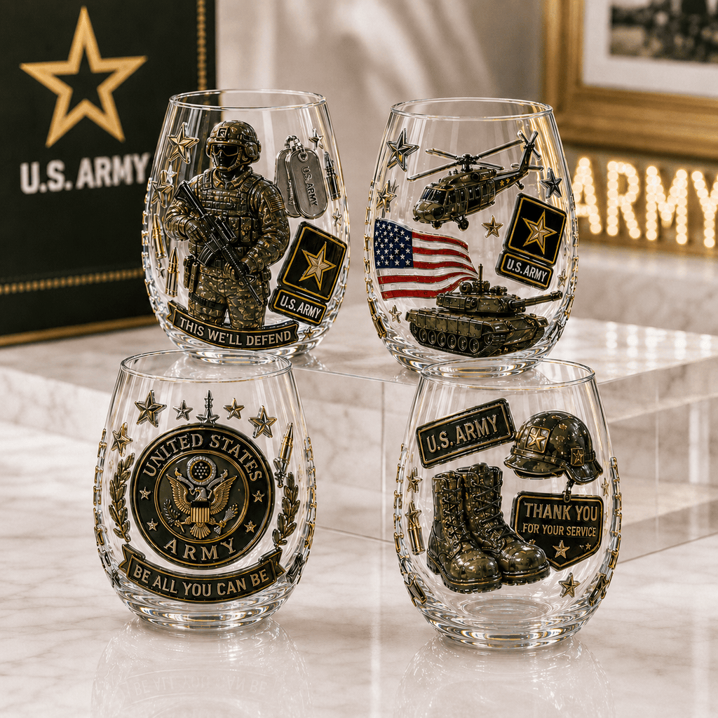Premium USAR Stemless Wine Glass Set TTTT