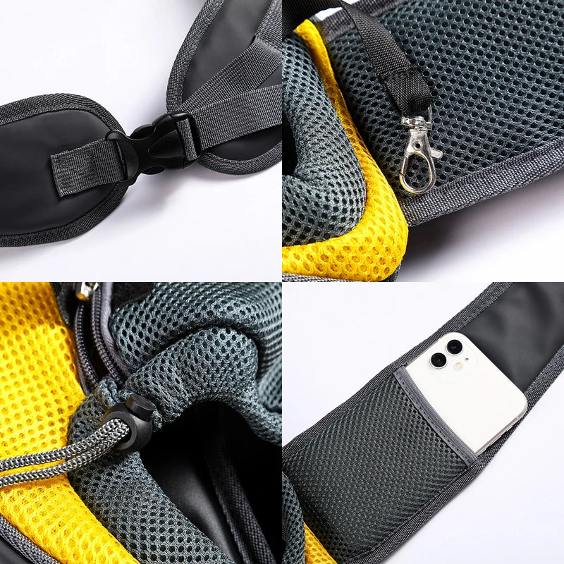 Portable Pet Front Bag Dog Backpack Mesh Breathable Pet Shoulder Bag Outgdoor Travel Pet Puppy Carrier S/L Sling Handbag